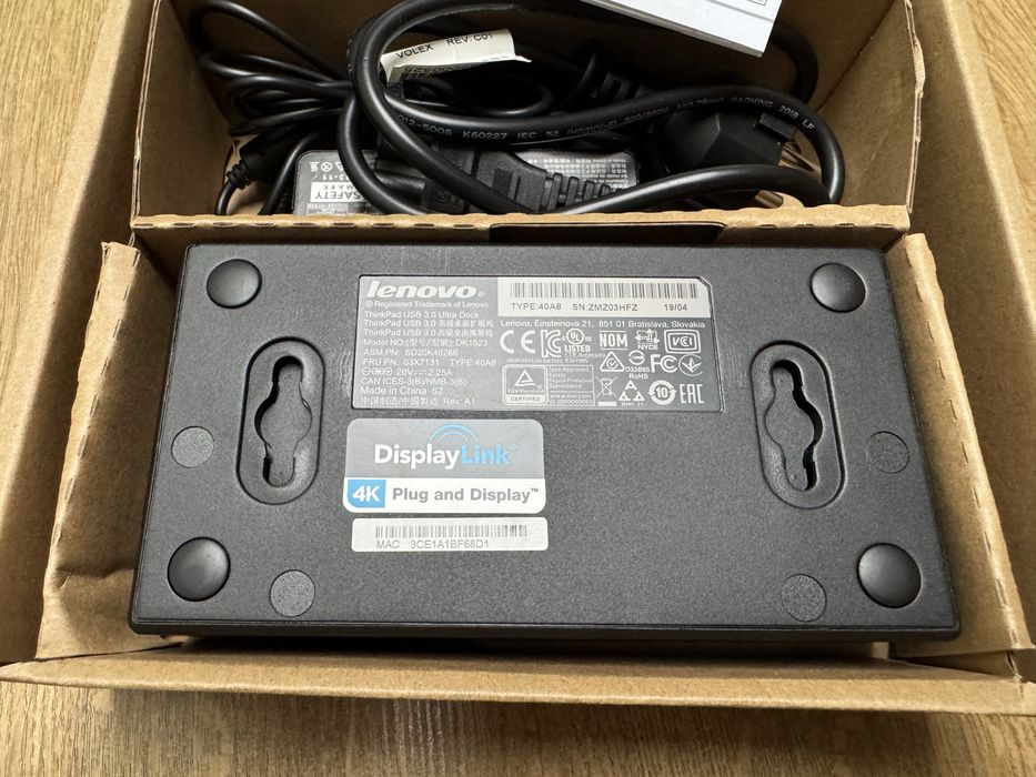 Stacja dokujaca - Lenovo Thinkpad USB 3.0 Ultra Dock