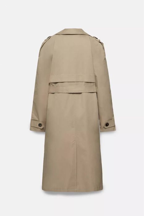 Довгий тренч із паском pullandbear