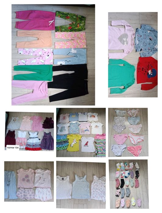 Zestaw ubrań rozmiar 104
