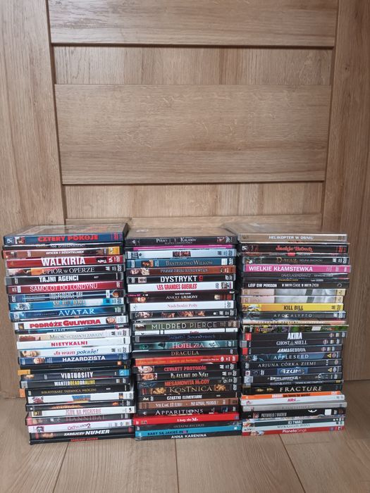Filmy DVD pakiet 90 sztuk