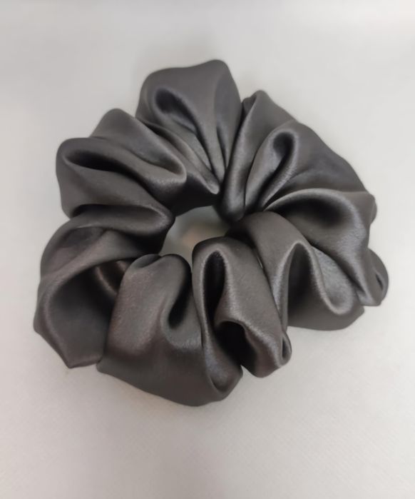 Gumki scrunchie do włosów 100% naturalny jedwab dużaj wielkości