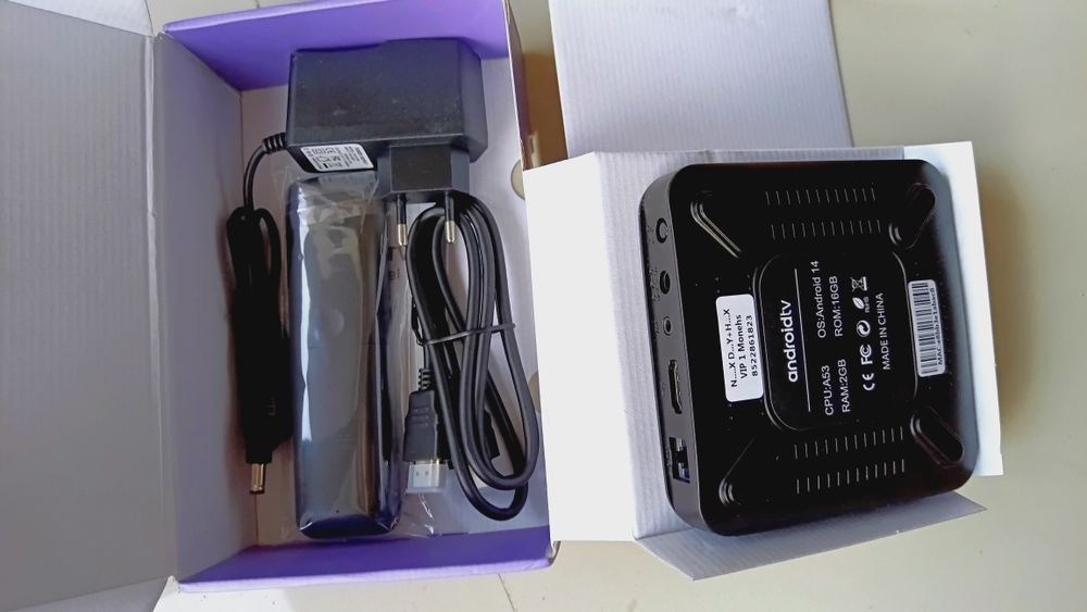 Smart TV Box Android Tv
4K android wifi LAN 2gb/16 gb