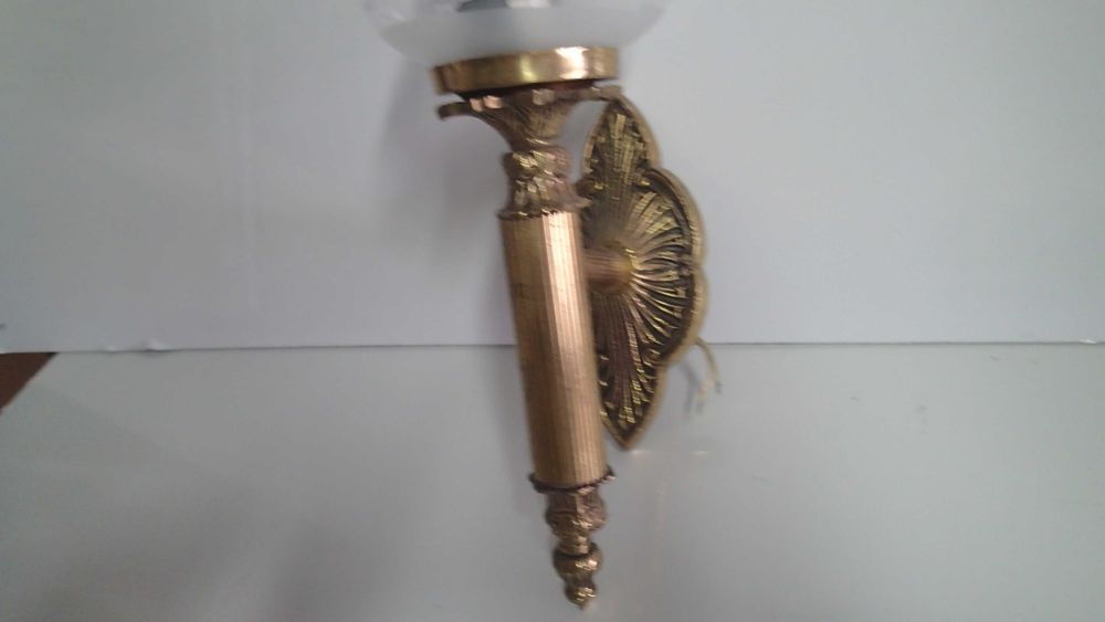 Aplique antigo de iluminação em Bronze