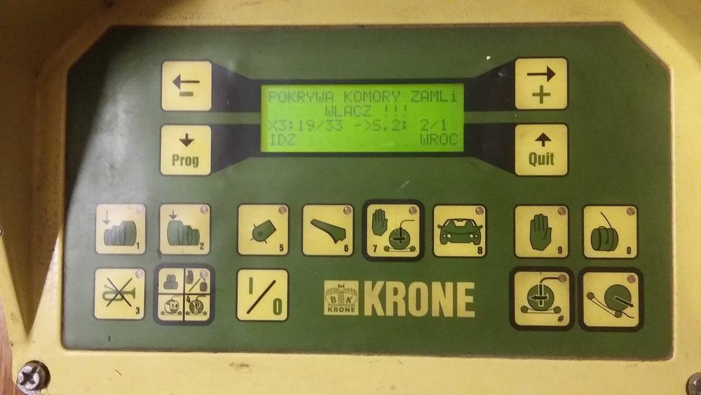KRONE Komputer Pilot Sterownik Pulpit, JEZYK POLSKI NAPRAWA CombiPack