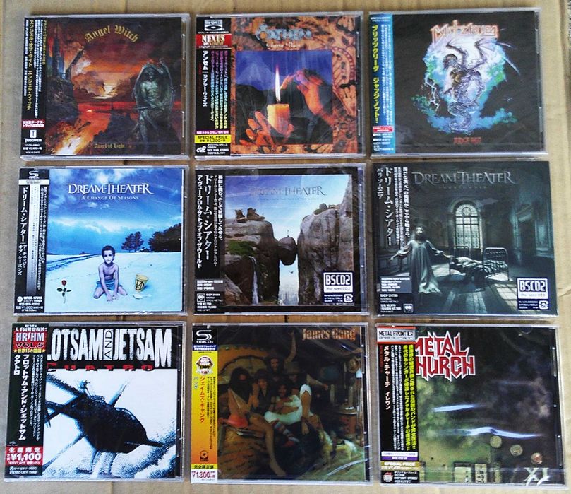 CD's novos e selados (Edições Japonesas) METAL!