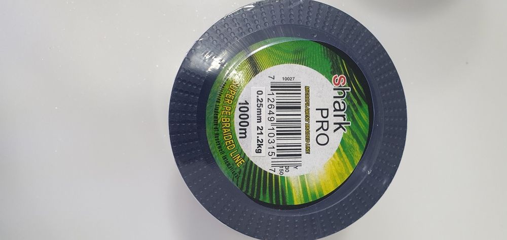 Шнур(нитка)рыболовный shark( POWER PRO) 1000метр(.0.2-0.25--0 35)