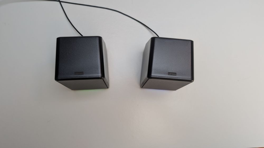 Colunas de Som PC Lenovo Thinkplus TS38 RGB (6W / USB + Jack 3.5mm)