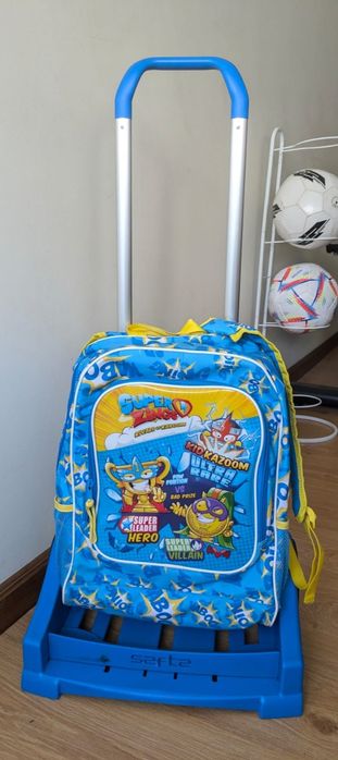 Mochila com carrinho Superzings