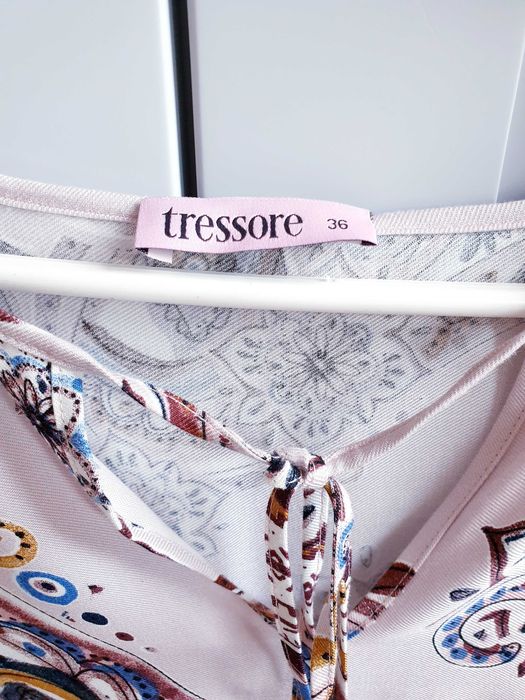 Nowa sukienka boho bufiasty balonowy rękaw 36 38 Tressore