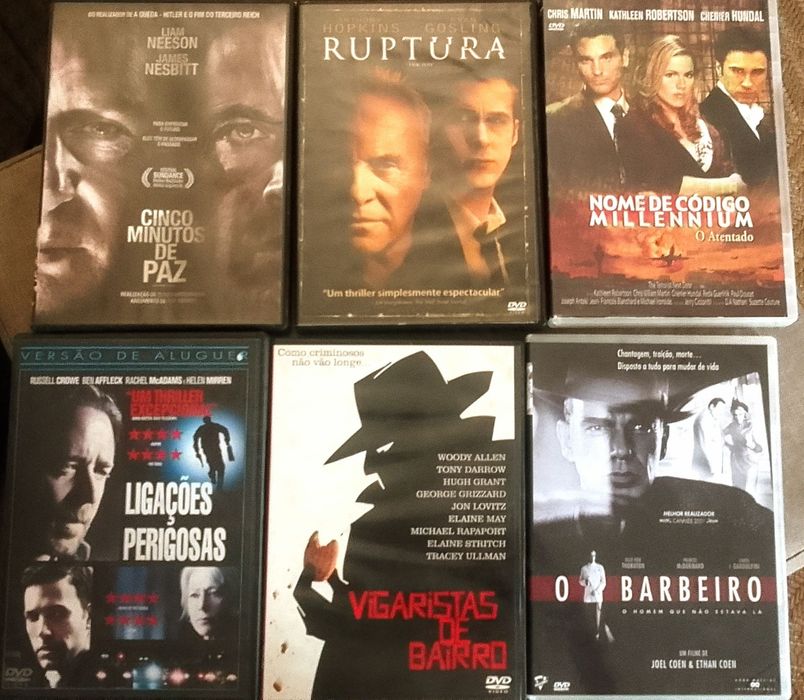 Cinema Qualidade em casa.  Pack 25 Dvds