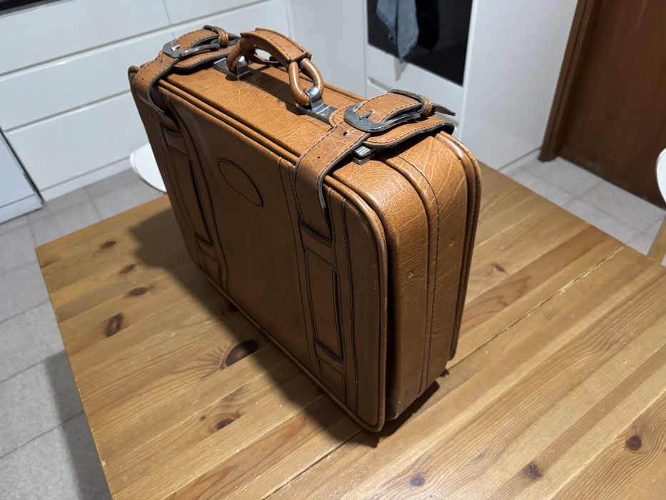 Mala de viagem vintage 51x41x15cm