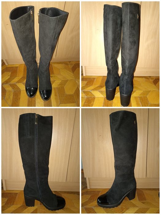 Чоботи шкіряні, сапожки зима