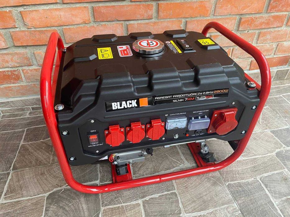 Бензиновий генератор Black 13606 2,8 2.8кВт Японія Якісний Потужний