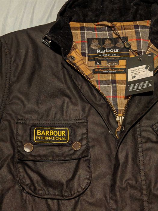 Barbour International Original encerado SLIM L