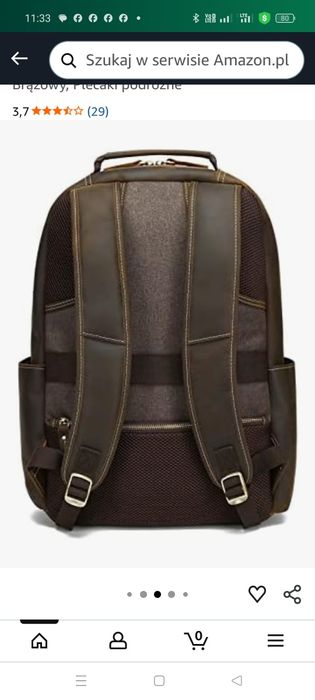 Plecak włoskiej firmy Taertii. OKAZJA!  Teraz tylko  299,00