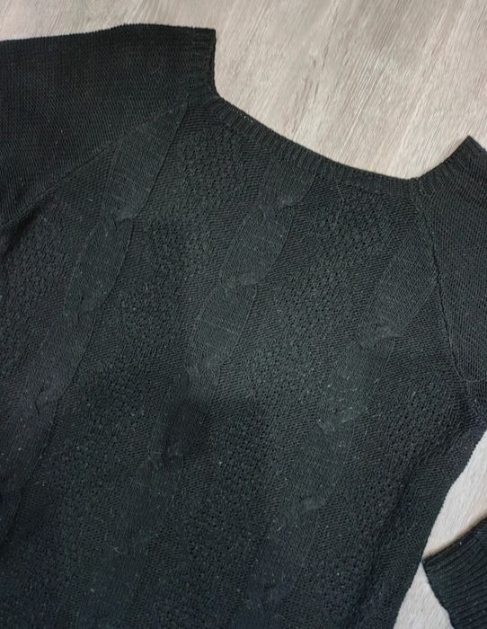 Czarny sweter damski M/L