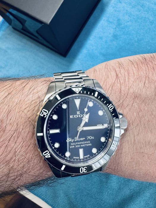 Zegarek meski Edox Sky diver 70s
