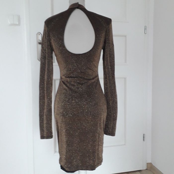 Nowa złota sukienka H&M