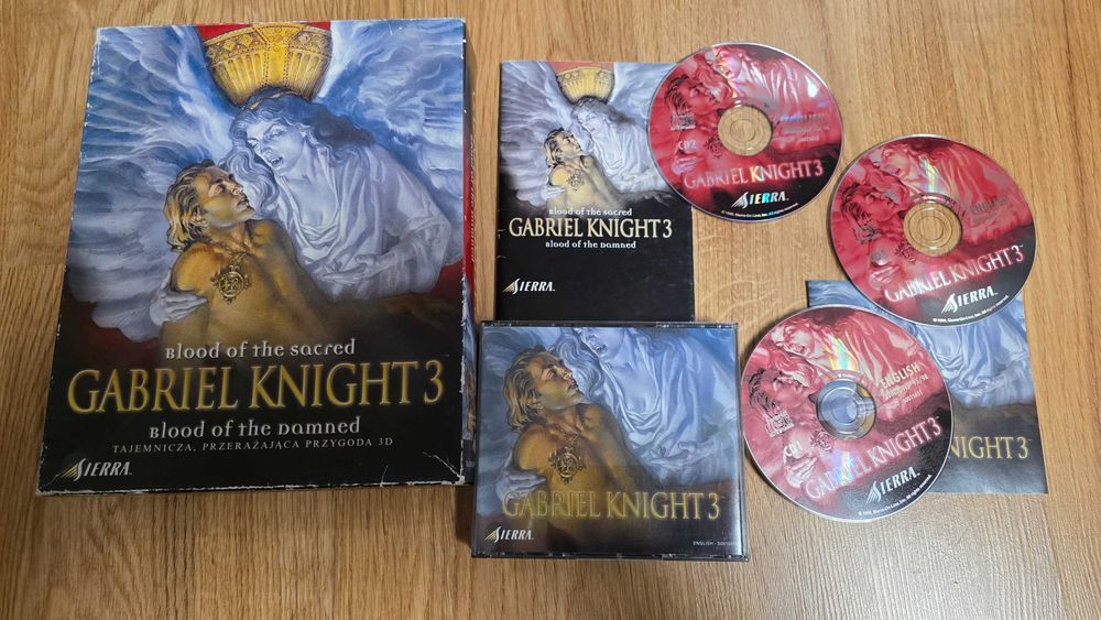 PC Gabriel Knight 3 wydanie polskie big box