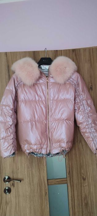 Zimowa,dwustronna kurtka r. M/L