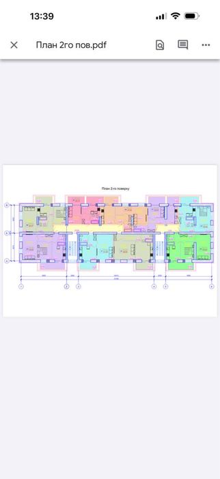 Будівля під будівництво квартир і комерції