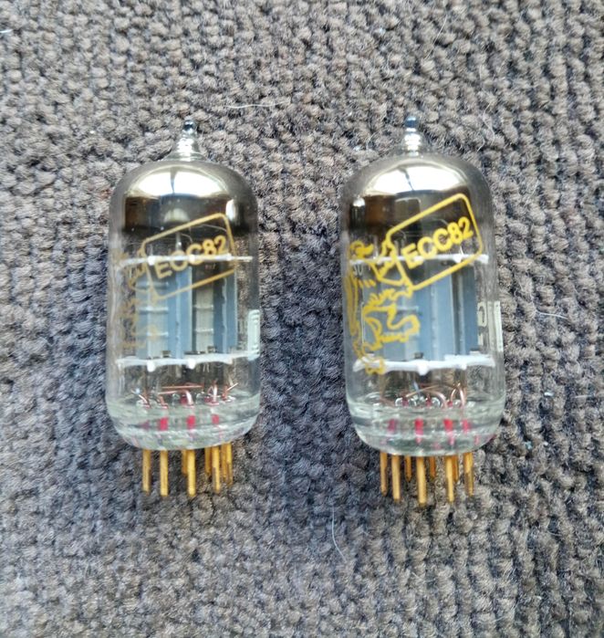 Par emparelhado válvulas Genalex ECC82/12AU7 novo