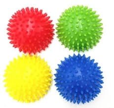 4 piłki jeż 10 cm nowe