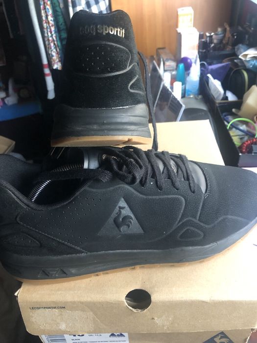 Ténis Le Coq Sportif Pretos Nobuck