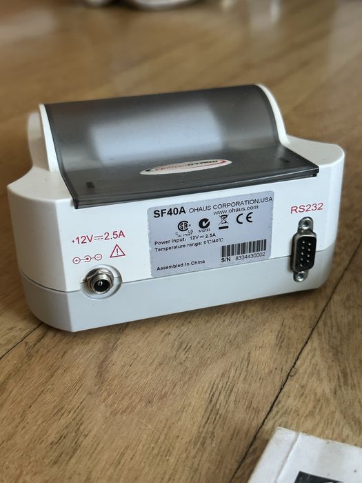 OHAUS SF40A Impact Printer Portable Printer