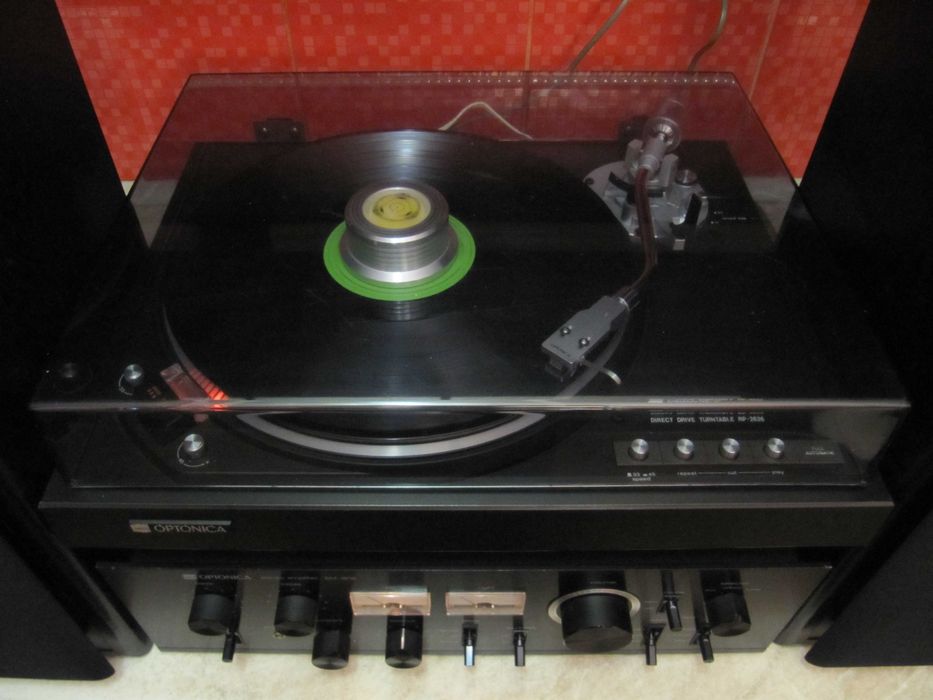 ТОПОВА Вінілова Стереосистема «OPTONICA» - Підсилювач + Проигравач