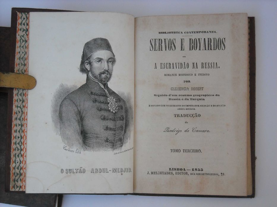 Servos e Boyardos ou Escravidão da Russia - Clemencia Robert, 1855