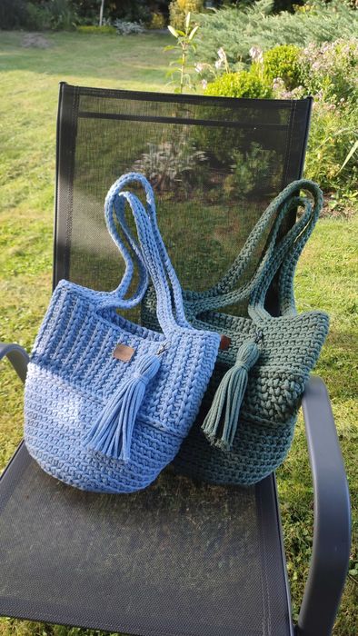 Torebki ze sznurka  handmade