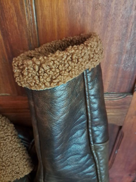 Casaco de Cabedal Castanho Zara