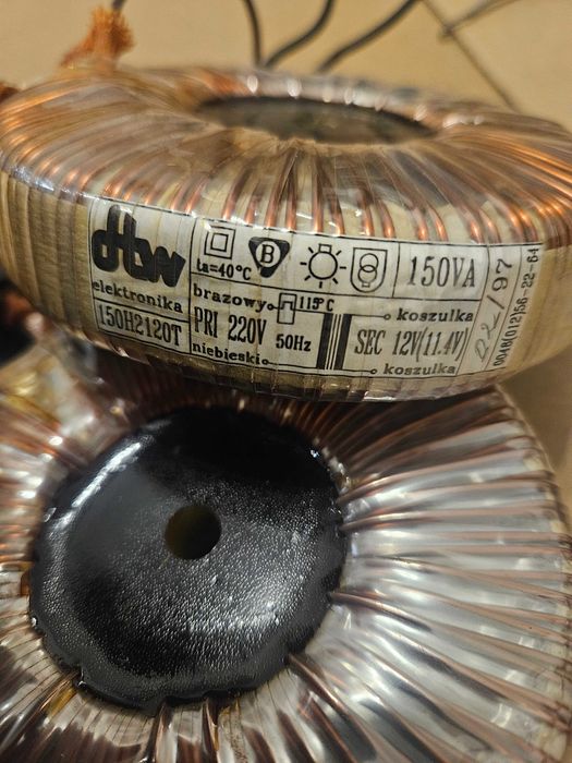Transformator toroidalny DTW 150H2120T 12V 150VA 220V