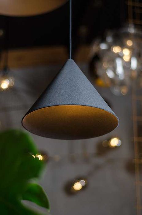 Lampa wisząca KONKO LIGHT marki Loftlight - zamszowa
