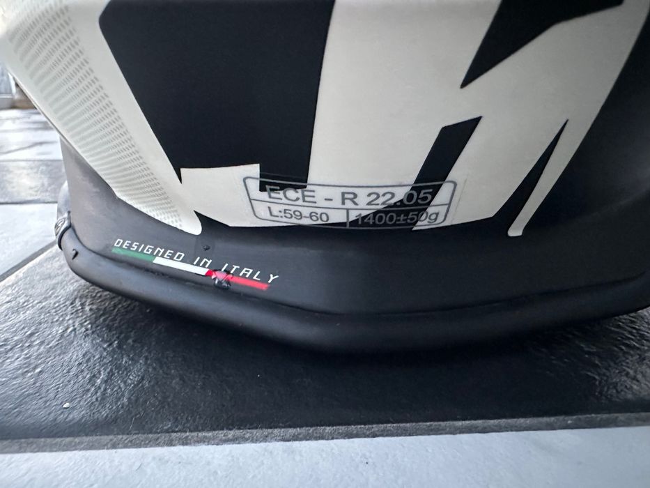 Мотошолом Just1 J18 + окуляри 100% racecraft