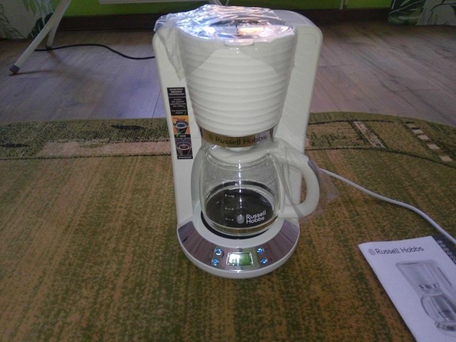 Ekspres przelewowy do kawy Russell Hobbs Inspire white biały 1,25l