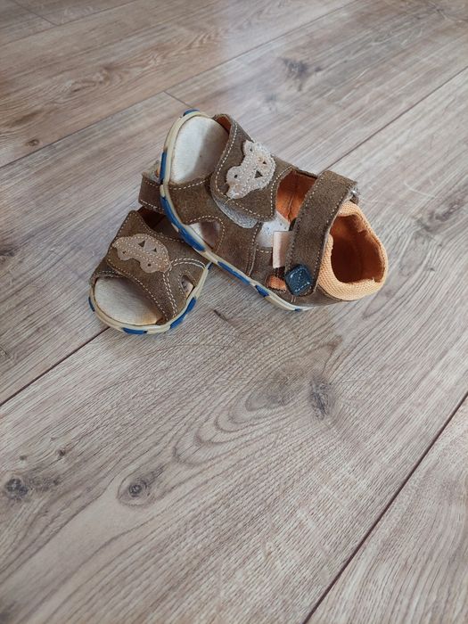 Sandałki chłopięce skórzane 20 Maciejka 13 cm