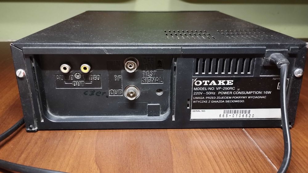 Odtwarzacz VIDEO OTAKE VP-290 RC