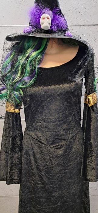 Strój przebranie kostium czarownica