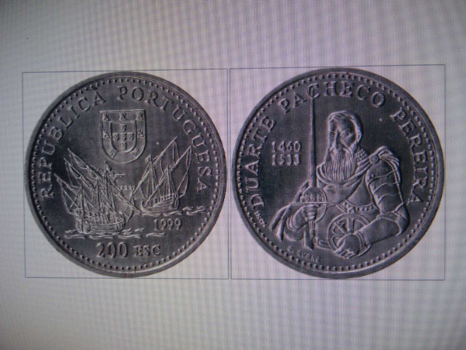 Moedas Comemorativas Descobrimentos Brasil Unicef Tordesilhas D.JoãoII