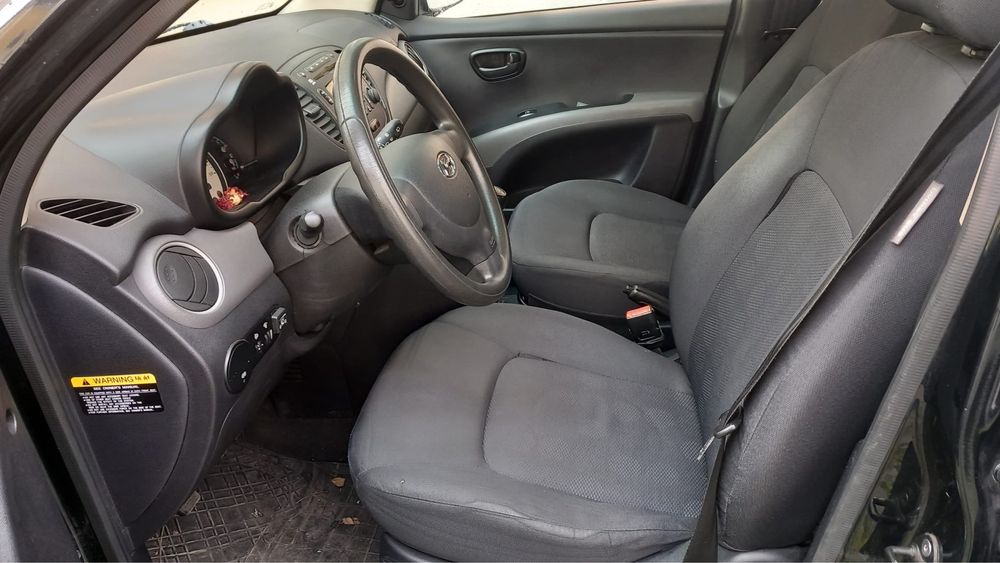 Hyundai i10 preto a GPL