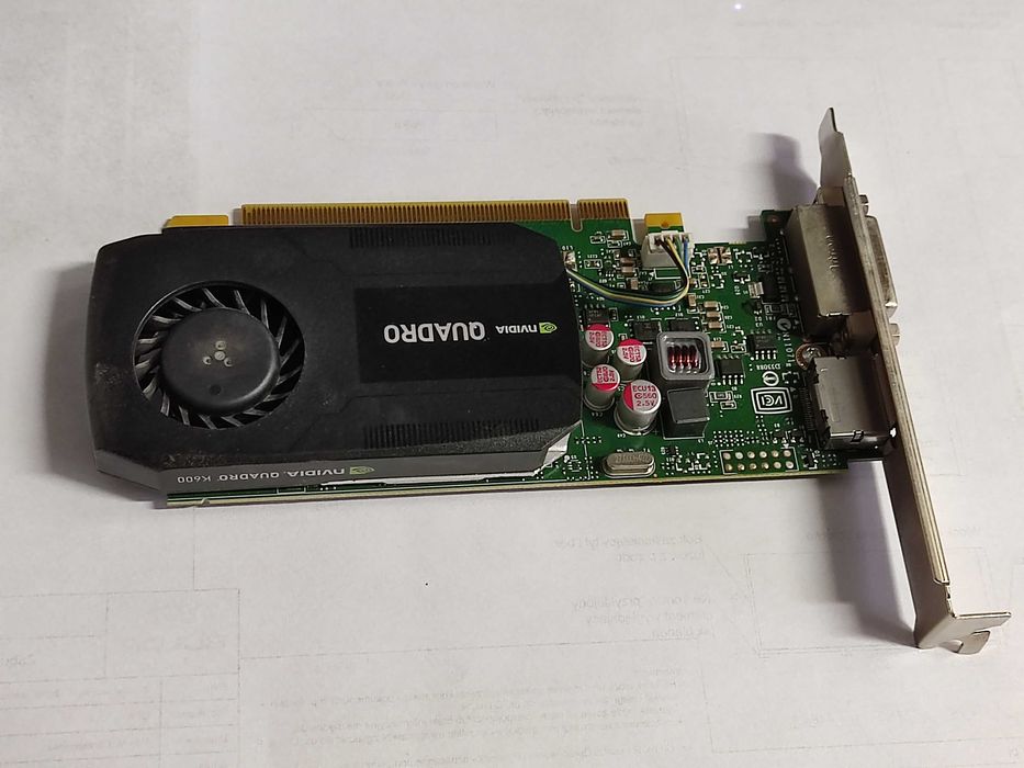 Nvidia K600 2gb - uszkodzona (3d Adaptive - error-1, VRAM - no errors)