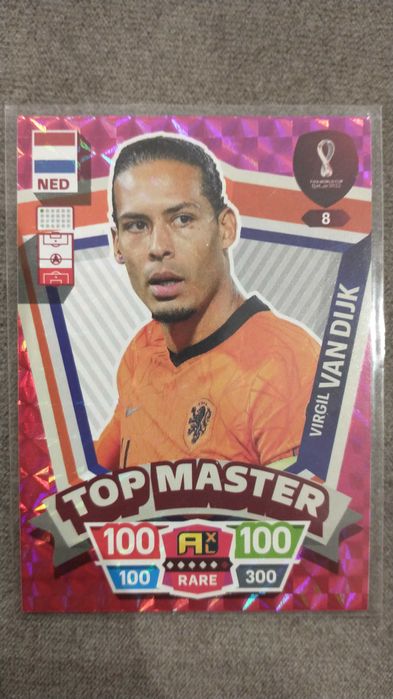 Karta Top Master Van Dijk Qatar 2022 r.