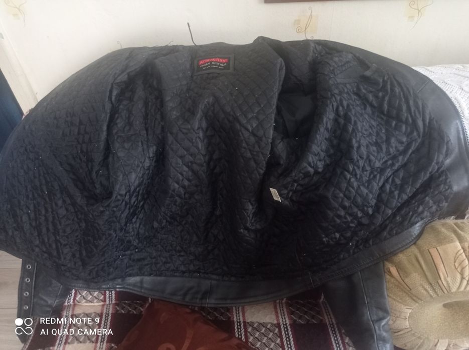 Kurtka skórzana ramoneska gruba skóra