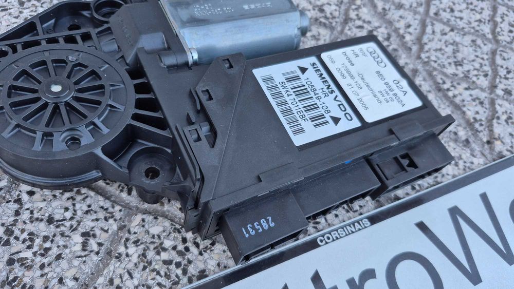 Motor Elevador Vidros Traseiro Direito Audi A4 B6/B7 (8E) Seat Exeo Original 8E0959802A