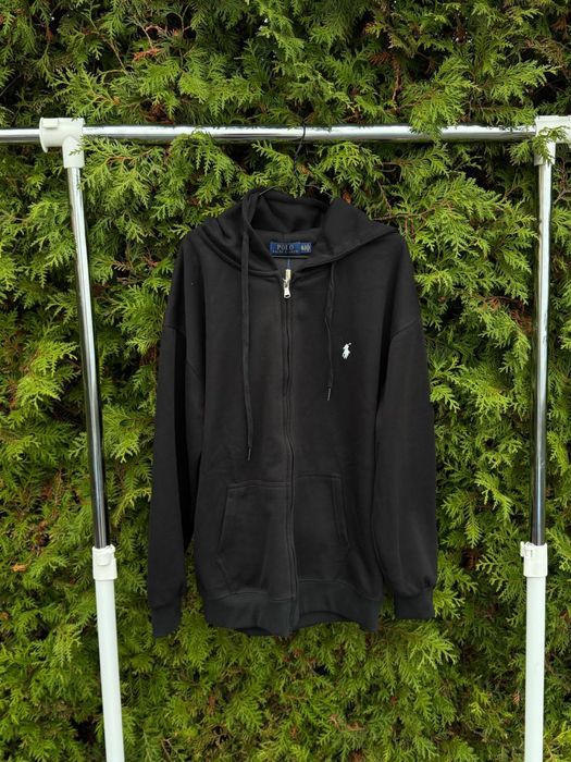 Зип-Худи Polo Ralph Lauren черная Зипка Поло Ральф Лоурен мужская худи