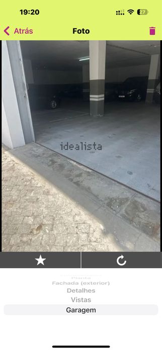 Lugar garagem areosa perto da igreja com commando equipado camaras