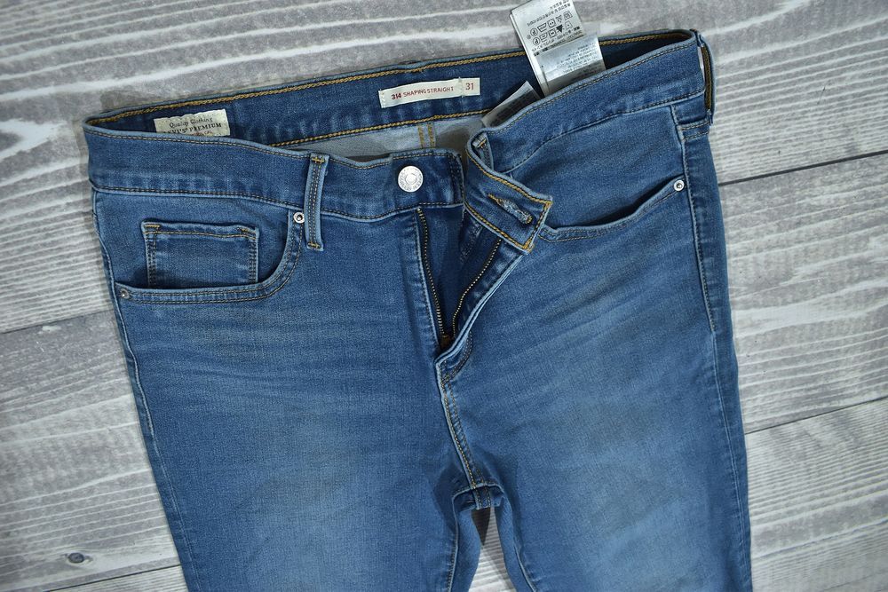 Levis 314 Shaping Straight Dżinsy Damskie Spodnie 31