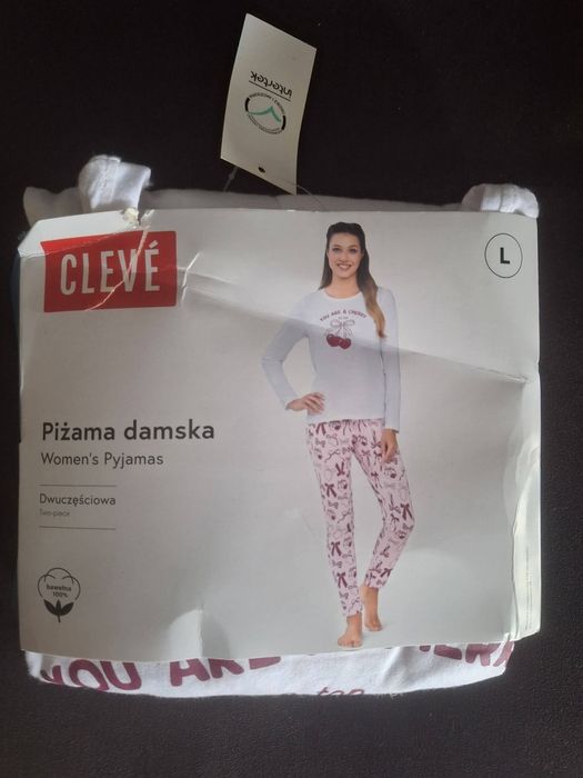 Piżama damska długi rękaw L